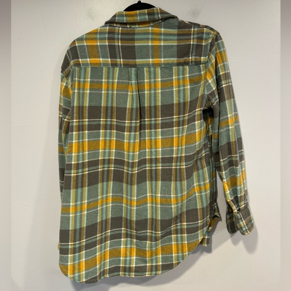 Thick Aerie yellow and blue flannel - Picture 3 of 3